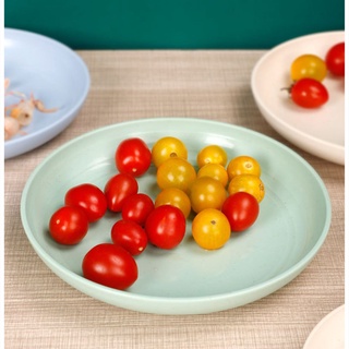 ly nordic plate hogar platos de cena vajilla fruta trigo paja plástico hueso snack bandeja/multicolor (4)