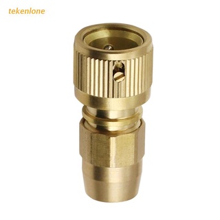 TEKE Garden Hose Quick Connectors Solid Brass Thread Easy Connect Irrigatie Auto Watering Tube Fittings Leakproof Water Pipe Joint Faucet Adapter