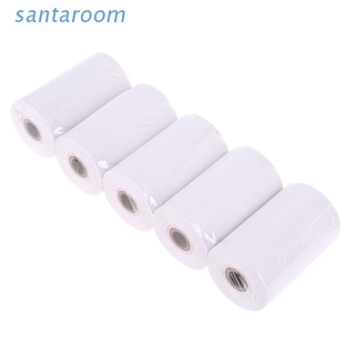 Santa 80x50mm 3 1/8" x 70' Thermal Paper 5 Rolls for POS Cash Register Receipt Paper for POS Thermal Printer