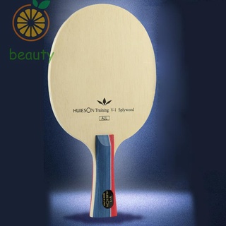Raqueta de Ping Pong de madera pura de 5 capas, raqueta de tenis de mesa