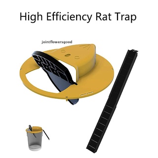 jffg - trampa reutilizable para ratas, plástico, flip n, diapositiva, tapa, ratón, trampa para ratas