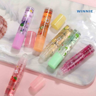 [winnie] brillo labial transparente hidratante roll-on bálsamo labial suministros de belleza para labios