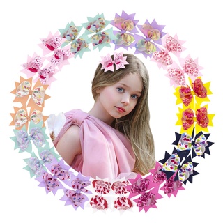 Clip Floral con lazo Para el cabello Para niños/bebés/niñas