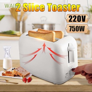 waies 6 velocidades sandwichera automática electrodomésticos de cocina tostadoras oficina 2-slice 220-240v enchufe de la ue hogar pan hornear