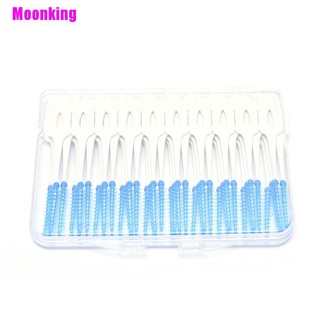 [Moonking] 40 piezas de hilo dental limpio para la cabeza de higiene de plástico Inter cepillo palillos de dientes (9)