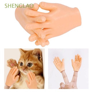 Shenglao adherentes Cosplay Halloween pequeño Dedo Dedo títeres Dedos Para mascotas pequeñas manos De Gato
