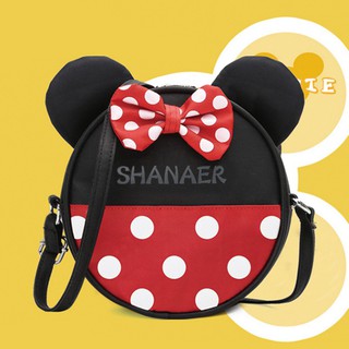 Bebé Mickey Minnie bolso de hombro lindo de dibujos animados bolsa de la escuela (2)