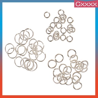 Cxxxx anillos abiertos De plata Esterlina 925 con 60x3-6mm Para hacer joyería (4)