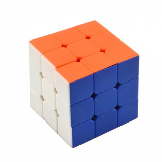 cubo mágico de rubik 3x3x3 - blanco + azul + multicolor (2)