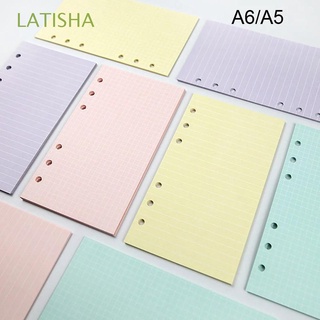 LATISHA School Supplies Paper Refill Weekly Loose Leaf Paper Refill Notebook Paper Monthly Purple Daily Planner 40 Sheets Agenda A5 A6 Binder Inside Page