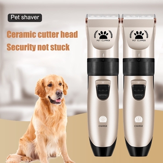 rasuradora eléctrica inalámbrica de ruido bajo para perros/cortador de cabello/juego de mascotas para perros/gatos con pilas (5)