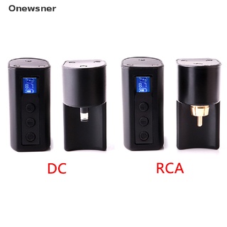 onewsner 1pcs dc/rca batería inalámbrica pack adaptador de alimentación tatuaje máquinas rotativas cartucho *venta caliente