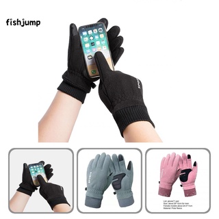 [fishjump] guantes deportivos ligeros unisex deportes ciclismo guantes a prueba de viento para mujer