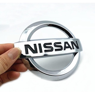 1 x ABS Nissan Logo Coche Delantero Trasero Tronco Emblema Insignia Pegatina De Repuesto Para