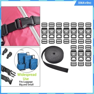 correa de equipaje amarrado seguro cinturón de carga ajustable correa de equipaje de viaje negro (1)