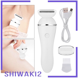[SHIWAKI2] Afeitadora eléctrica de uso húmedo y seco/carga USB para piernas