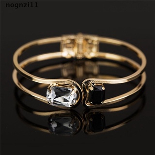(Hotsale) pulsera de diamantes de imitación de cristal chapado en oro para mujer brazalete brazalete joyería {bigsale}