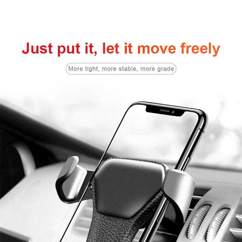 Gravity Car Air Vent Mount Cradle Holder Stand for for iphone Mobile Cell Phone GPS (8)