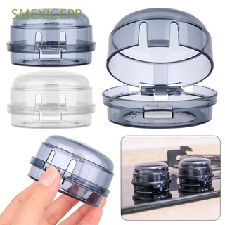 SMEXICEPP 1/2PCS Useful Gas Stove Protector Plastic Oven Lock Lid Knob Cover Transparent Kitchen Baby Safety Home Child Protection/Multicolor