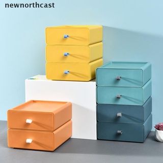 [newnorthcast] organizador de escritorio cajón de maquillaje caja de almacenamiento apilable joyería contenedor grande