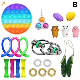 22pcs fidget juguetes conjunto sensorial juguetes pack para niños adultos simple dimple figet juguetes alivio del estrés anti-ansiedad herramientas (3)