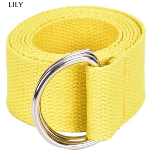 Unisex Casual doble D-anillos de Nylon lona rayas hebilla cintura al aire libre cinturones {bigsale}