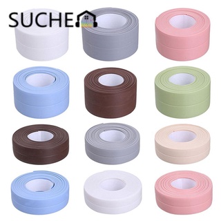 suchenn cinta de sellado impermeable de 3,2 m para fregadero de baño, cinta sellante de cocina, pvc, autoadhesivo, esquina de pared, multicolor
