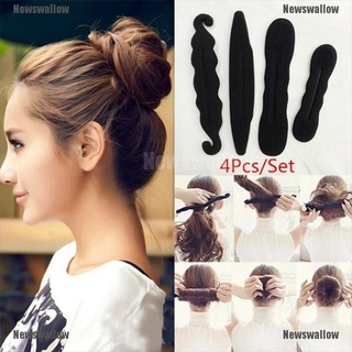 【NW】 4pcs/set hairstyle twist maker tool Dount Twist Hair Accessories Styling Fashion 【Newswallow】