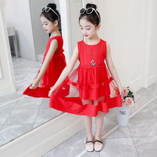 La moda de la escuela primaria vestidos de promoción dulce faldas coreanas vestidos de bebé caliente de los niños faldas nuevas faldas nuevas niñas d (1)