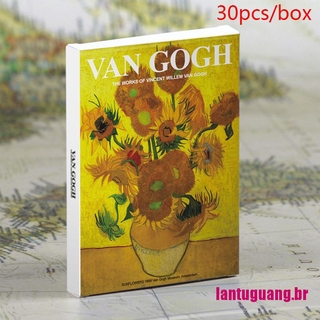 Ltg Postal Postal Vintage Van Gogh 30 hojas/Lote