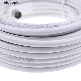 [bigapple] Cable Coaxial aéreo blindado para TV macho a macho 5 m/10 m (4)