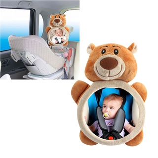 bebé trasero espejos de seguridad coche asiento trasero bebé fácil vista espejo ajustable útil lindo bebé monitor para niños niño niño