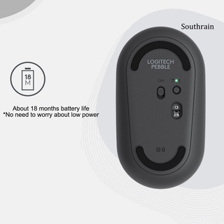 Southrain para Logitech ratón inalámbrico Mini seguimiento óptico GHz 1000DPI portátil Bluetooth compatible con ratones para PC (8)