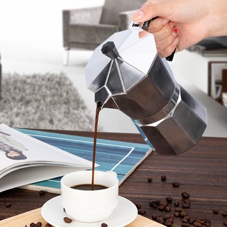 50 ml de aluminio Octagonal Mocha hervidor de café/casa Espresso percolador estufa Mocha olla