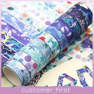 [VIP] Juego de 10 rollos de cinta Washi de purpurina, Washi enmascaramiento cintas decorativas para DIY decoración planificadores de Scrapbooking adhesivo