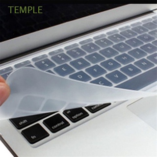 TEMPLE Practical Notebook Keyboard Cover Clear 10-17inch Laptop Keyboard Protective Film Universal Waterproof Dustproof Protector Silicone Gel