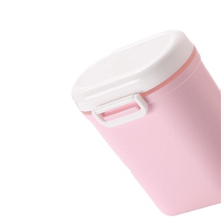 ♂Cy✡Caja de almacenamiento portátil de alimentos para bebés, recipiente suplementario de leche en polvo, cajas de alimentación de doble capa (4)