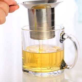 Suchen nuevo colador de té de malla Kungfu infusor hoja filtro reutilizable especias práctica vajilla suelta acero inoxidable (5)