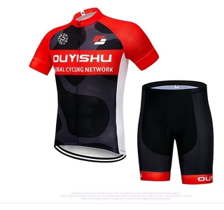 Nuevo ciclismo QUYISHU 2020 MTB camisetas de ciclismo Gel almohadilla pantalones cortos conjunto para hombre verano transpirable de secado rápido ciclismo ropa