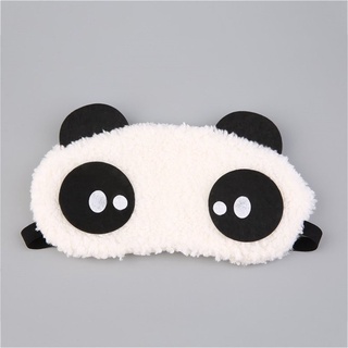 lindo panda dormir cara máscara de ojos sombra venda de ojos viaje sueño ayuda