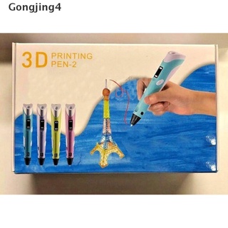 Gongjing4 nuevo bolígrafo de impresión 3D Doodle+pantalla LCD+USB +3 filamentos PLA gratuitos como Set MY