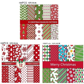100 pzs retazos cuadrados De tela De algodón Para Costura Artesanal De navidad
