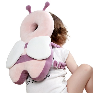 Laa6-Almohada de protección para la cabeza del bebé, ajustable para niños pequeños, reposacabezas, diseño de dibujos animados, Protector de espalda