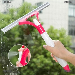 Familias. Spray tipo cepillo de limpieza de vidrio limpia ventana afeitadora coche limpiador de ventanas (1)