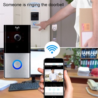 WiFi Smart Video timbre cámara inalámbrica timbre de puerta 720P HD inalámbrico hogar Secur