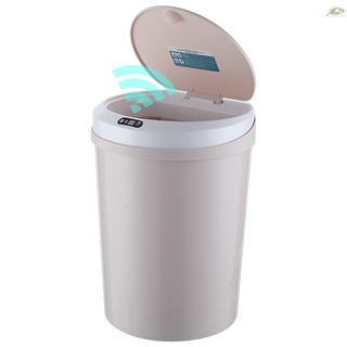 12l/ Gal libre de tacto botes de basura automático recipiente de basura Sensor de movimiento infrarrojo con tapa para cocina baño oficina dormitorio