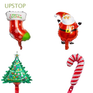 UPSTOP Party Decoration Aluminum Film Christmas Tree decoration Snowman Christmas Tree Balloon new Elk Santa Claus Party Supplies socks