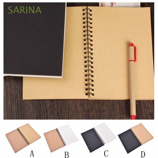 sarina suministros escolares cuaderno niños regalo manualidades cuaderno escuela papelería dibujo letras suministros espiral encuadernado papel en blanco retro bobina papel de arte