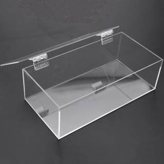 Caja De almacenamiento Transparente De Acrílico Nonprous caja De almacenamiento desechable caja organizadora a prueba De polvo (4)
