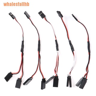 ❦whalesfallhb❦ 5Pcs 15Cm Y Style Servo Rc Extension Lead Wire Cord Cable For Jr Futaba